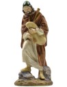 Oriental bagpiper in painted resin 10 cm economic series Landi