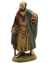 Man with lantern in painted resin 10 cm Landi economic series