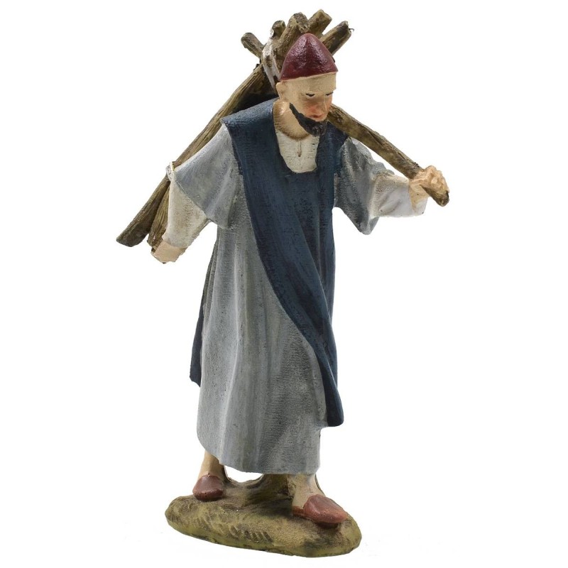 Oriental lumberjack in painted resin 10 cm economic series Landi