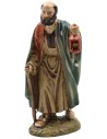 Shepherd with lantern in painted resin 12 cm Landi economic