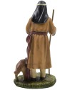 Oriental shepherd with dog in painted resin 12 cm Landi