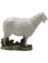 High head sheep in painted resin for statues 10 cm Landi