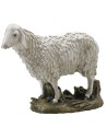 High head sheep in painted resin for statues 10 cm Landi