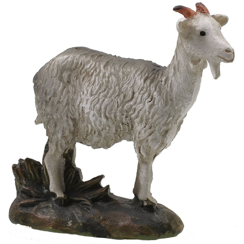 Goat in painted resin for statues 10 cm Landi economic series