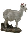 Goat with base in painted resin for statues 12 cm Landi