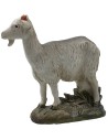 Capra con base in resina dipinta per statue 12 cm serie