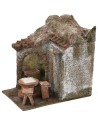 Vineria with dehor 12.5x8.5x12.5 h cm for 6 cm statues