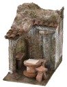 Vineria with dehor 12.5x8.5x12.5 h cm for 6 cm statues