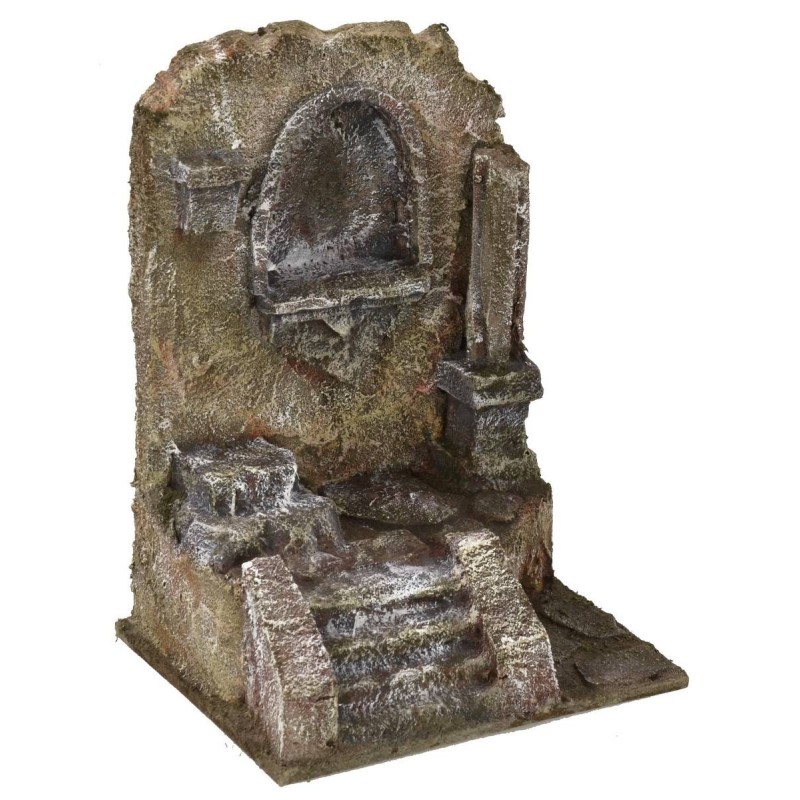 Ruina de templo antiguo cm 11,5x9x15 h para estatuas