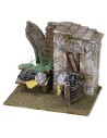 Pescheria con relitto cm 11,5x9x9,5 h per statue da 6 cm Mondo