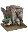 Pescheria con relitto cm 11,5x9x9,5 h per statue da 6 cm Mondo