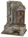 Ruin of an ancient temple with door 11.5x9x15.5 cm h for