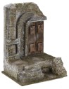 Ruin of an ancient temple with door 11.5x9x15.5 cm h for