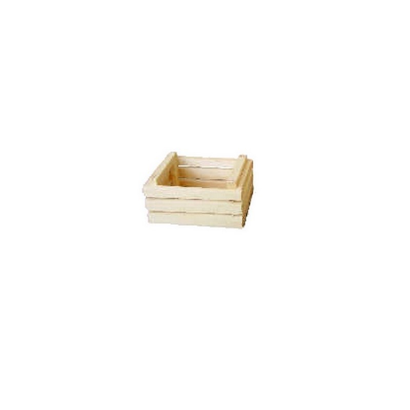 Caja de madera de 3,5x2,5 cm Mondo Presepi