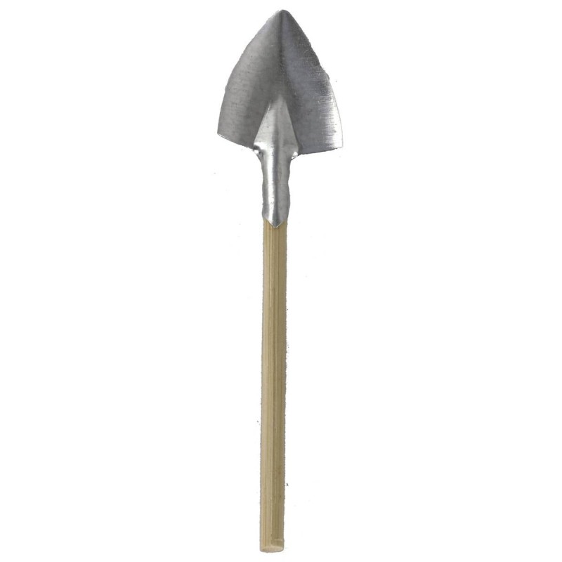 Shovel in wood and metal 10.2 cm