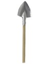 Shovel in wood and metal 10.2 cm