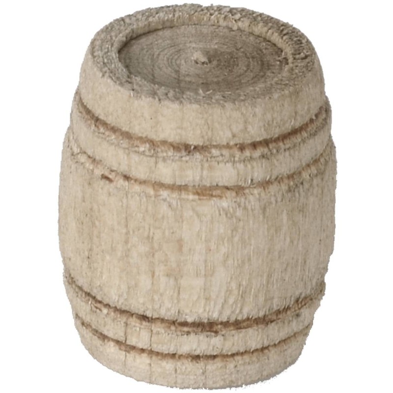 Wooden barrel 1.8x2 cm h.