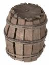 Wooden barrel with slats cm 4,1 h
