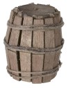 Wooden barrel with slats cm 4,1 h