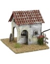 Farmhouse with functioning fountain and wash-house 19x15x15.5