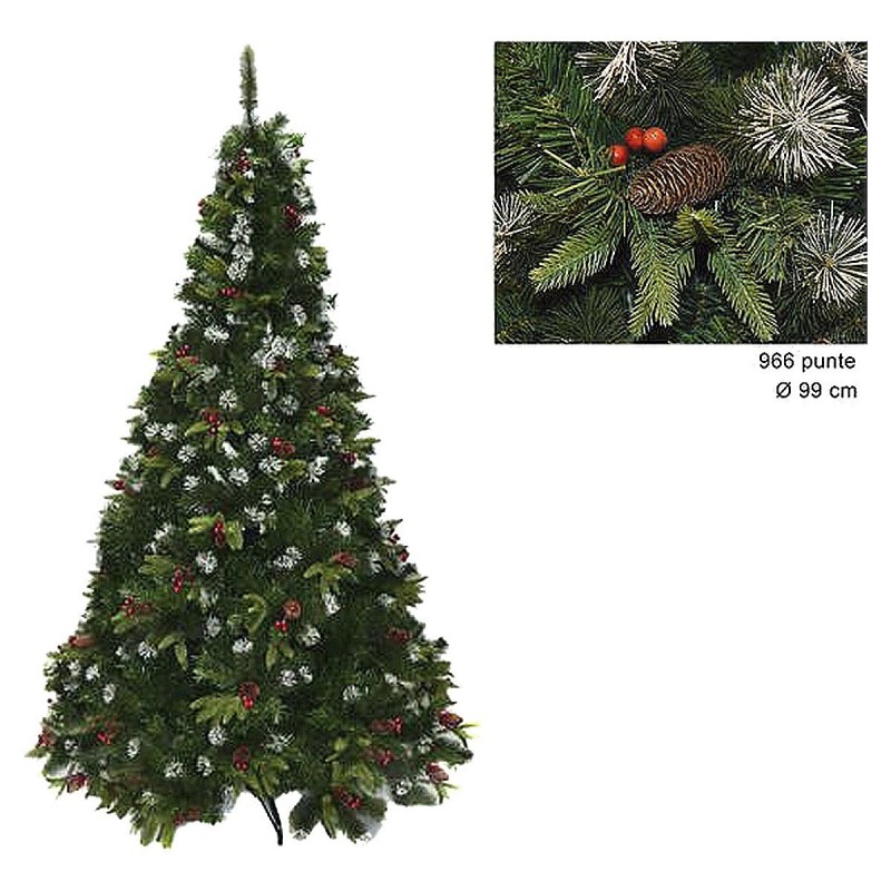 Árbol de Navidad Dalia 180 cm ramas 996 Mundo