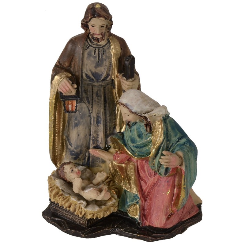 Nativity cm 8 in resin