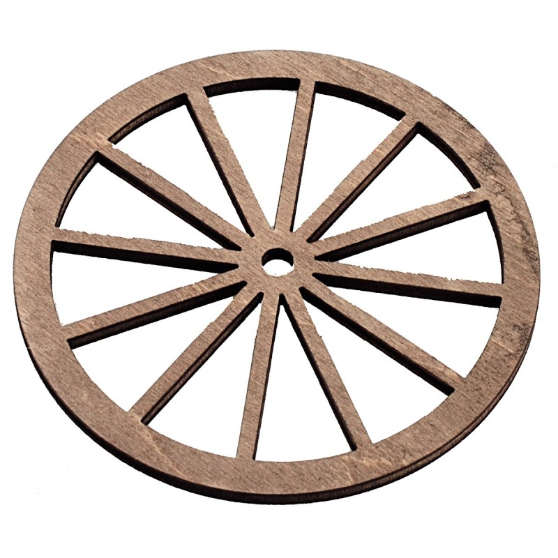Wooden wheel ø 8 cm