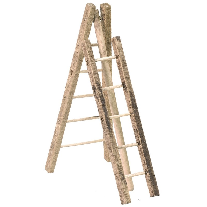 Escalera doble separada cm 5,3x13 h Mundo Belenes