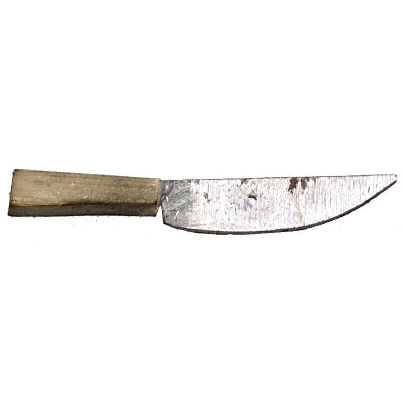 Cuchillo de metal con mango envejecido de 3,2 cm