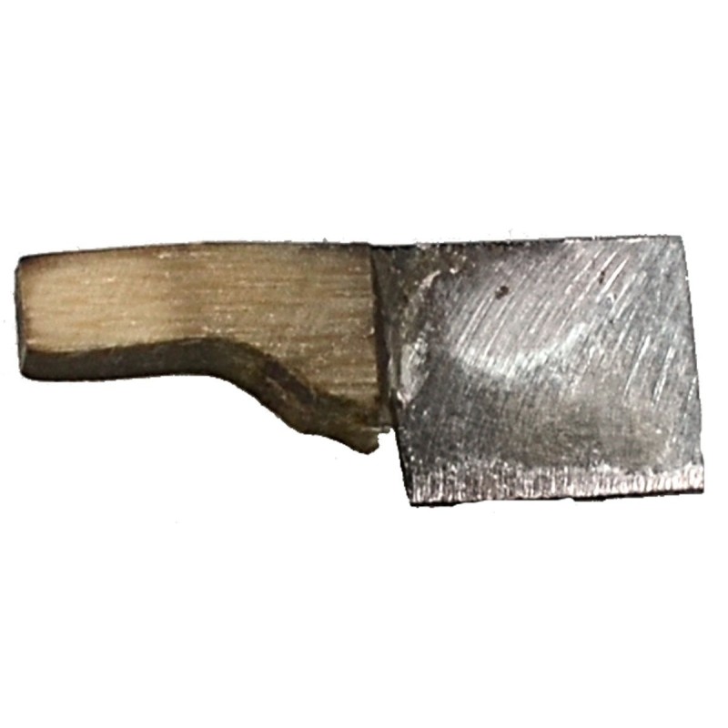 Metal ax with antiqued handle 2.3 cm