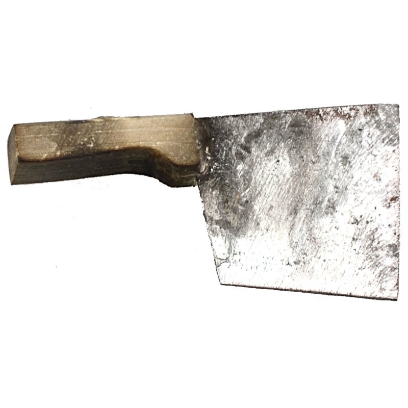 Metal ax with antiqued handle 3.4 cm