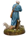 Guardiano con pecora in resina Landi Moranduzzo 18 cm Mondo