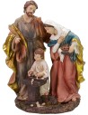 Sacra Famiglia in resina cm 13x9x21 h cm Mondo Presepi