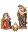 Natività 3 soggetti in resina cm 30 Mondo Presepi