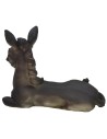 Sitting donkey for statues of 20 cm in resin