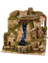 Landscape for waterfall nativity scene 24x21x21 cm h