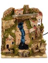 Paesaggio per presepe cascata funzionante cm 24x21x21 h Mondo