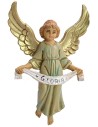 Ángel Gloria luz serie 12 cm en PVC Mondo Presepi