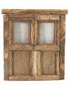 Two-leaf wooden door for statues cm 10 h