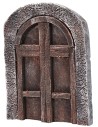 Arched wooden door for statues cm 6-8 h