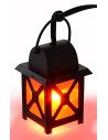 Lanterna media rossa 3,5v. cm 2x2x3,5-4,5 presepe Mondo Presepi