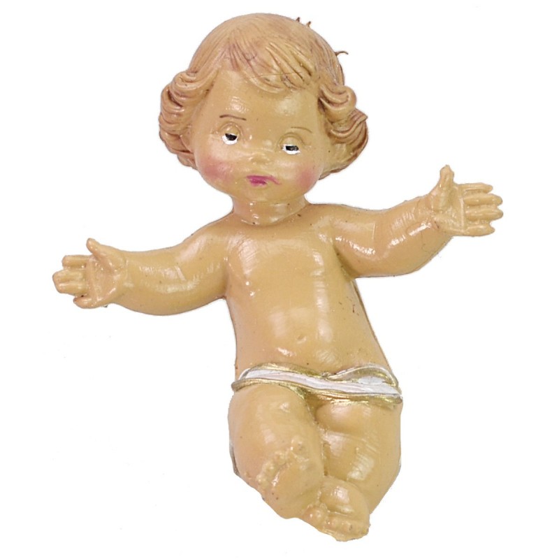 Niño Jesús 4 cm en pvc lux Mundo Belenes