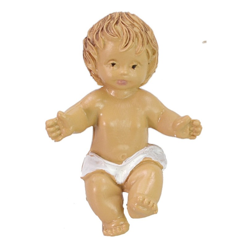 Niño Jesús 3,5 cm en PVC lux Mundo Pesebres