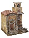 Iglesia con campanario de 35X29X45 cm de altura para estatuas de 10 cm Mundo Pesebres