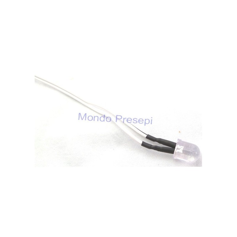 LED de 12v de 10 mm con cable disponible en los colores: Mondo Presepi.