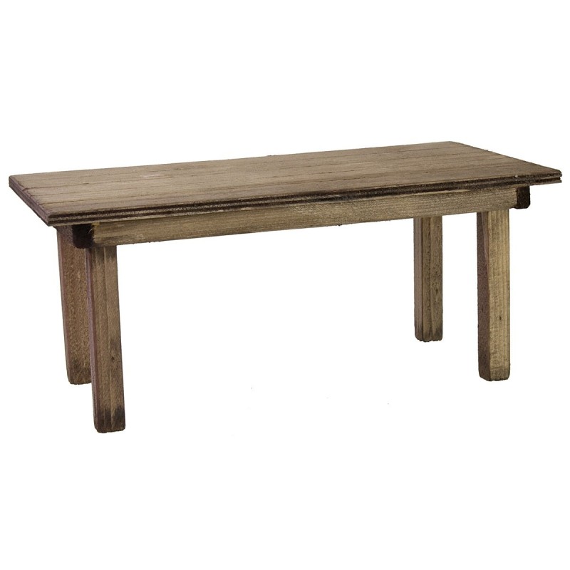 Mesa de madera para estatuas de 30 cm h Mundo Pesebre