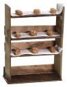 Wooden shelving with bread cm 10x3x14 h.