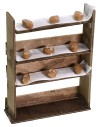 Wooden shelving with bread cm 10x3x14 h.