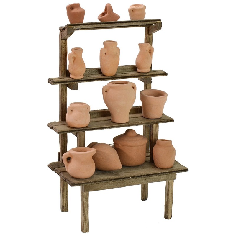 Amphora stand cm 10x5,5x15 h for Nativity scene