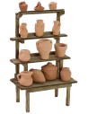 Amphora stand cm 10x5,5x15 h for Nativity scene